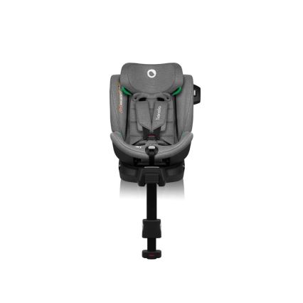 Lionelo - Autosjedalica s bazom okretna HARMONY i-Size 40-150 cm crna/siva