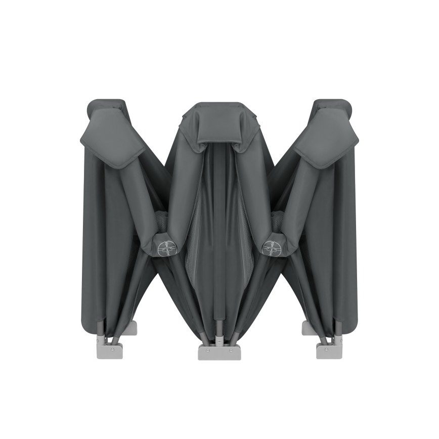 Lionelo - Igraća ograda FLORENCE Siva grafit