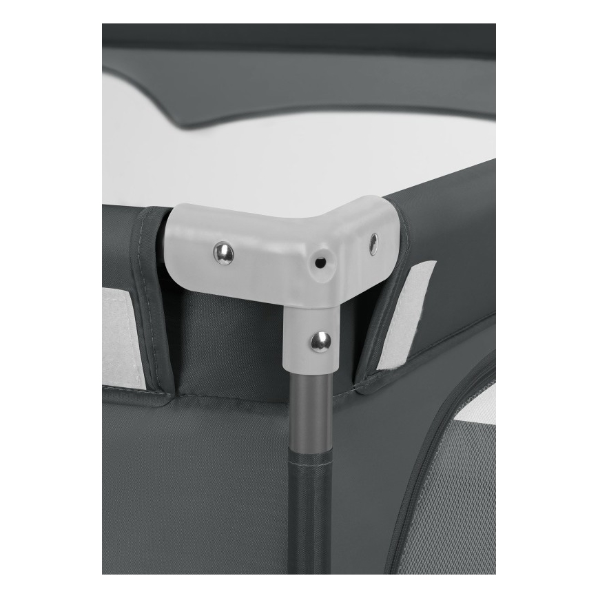 Lionelo - Igraća ograda FLORENCE Siva grafit