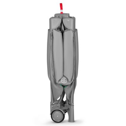 Lionelo - Igraća ogradica MILLE sivo-zelena