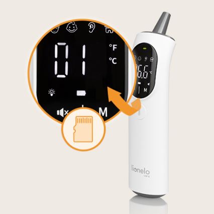 Lionelo - Infracrveni toplomjer FEVERSCAN 2xAAA