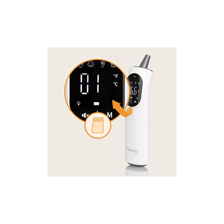 Lionelo - Infracrveni toplomjer FEVERSCAN 2xAAA