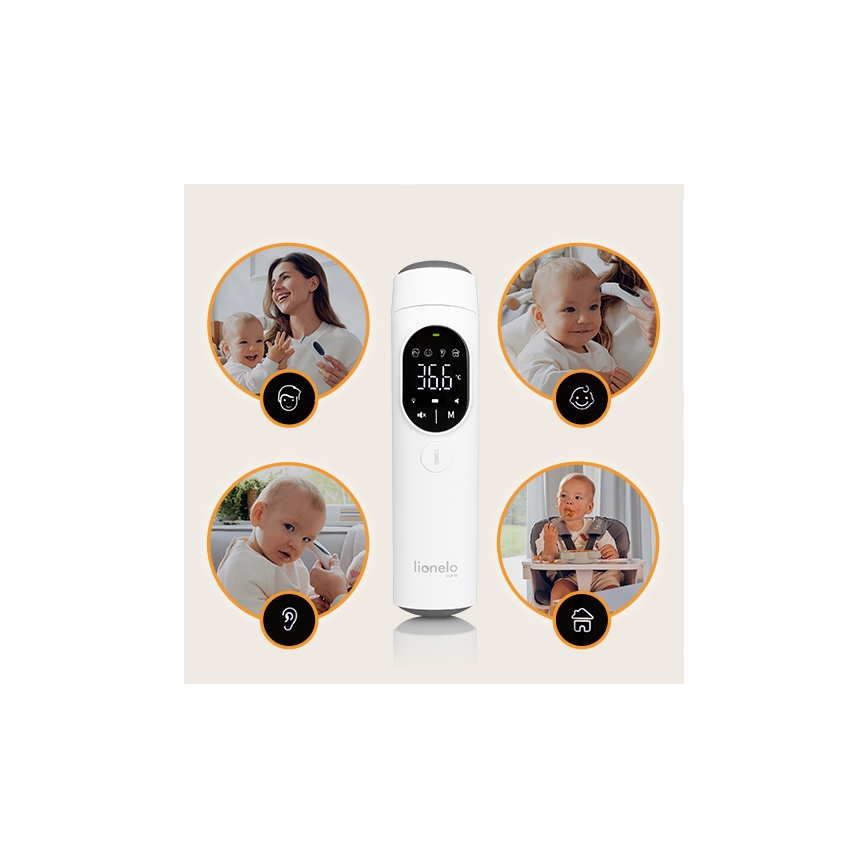 Lionelo - Infracrveni toplomjer FEVERSCAN 2xAAA