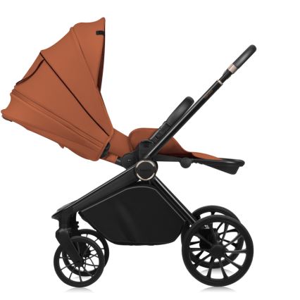 Lionelo - Kombinirana 3u1 dječja kolica MIKA PLUS Brown Rust