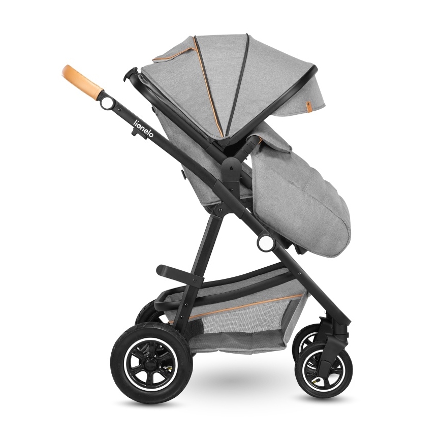 Lionelo - Kombinirana dječja kolica 2 u 1 AMBER Grey Stone
