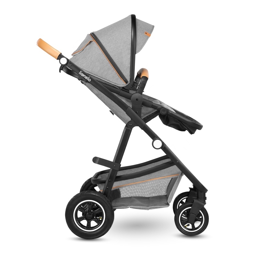 Lionelo - Kombinirana dječja kolica 2 u 1 AMBER Grey Stone