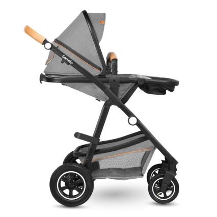 Lionelo - Kombinirana dječja kolica 2 u 1 AMBER Grey Stone