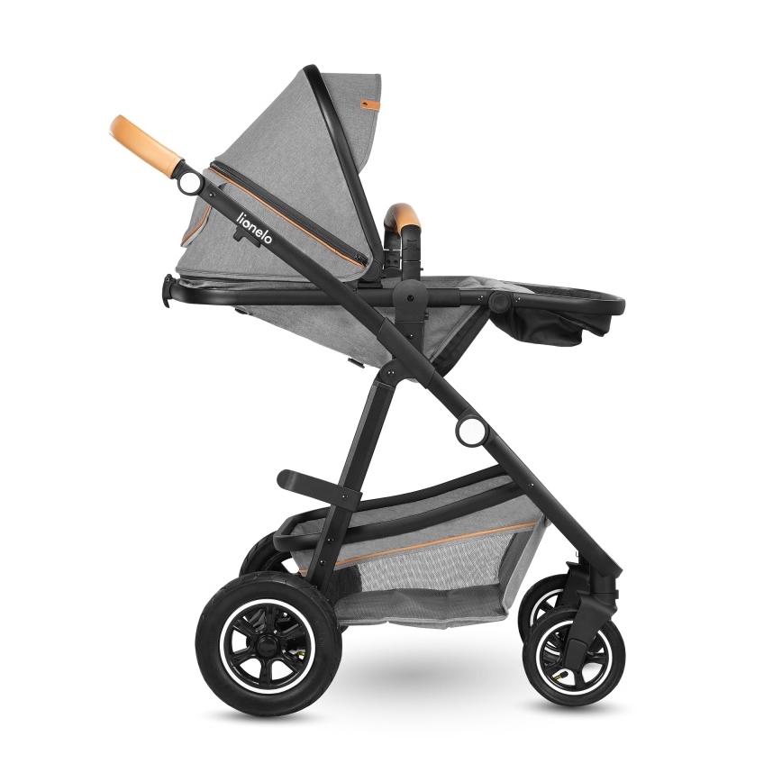 Lionelo - Kombinirana dječja kolica 2 u 1 AMBER Grey Stone