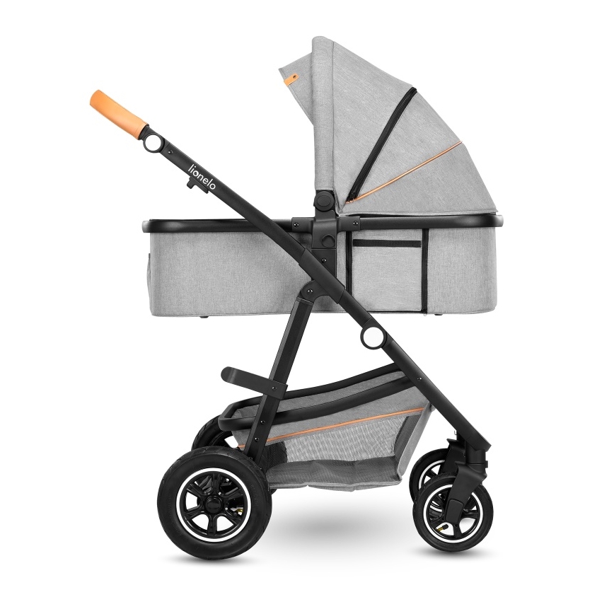 Lionelo - Kombinirana dječja kolica 2 u 1 AMBER Grey Stone