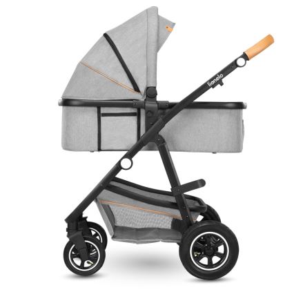 Lionelo - Kombinirana dječja kolica 2 u 1 AMBER Grey Stone