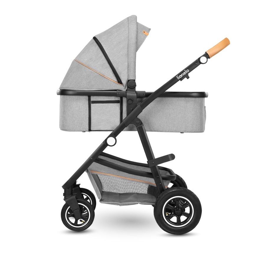 Lionelo - Kombinirana dječja kolica 2 u 1 AMBER Grey Stone