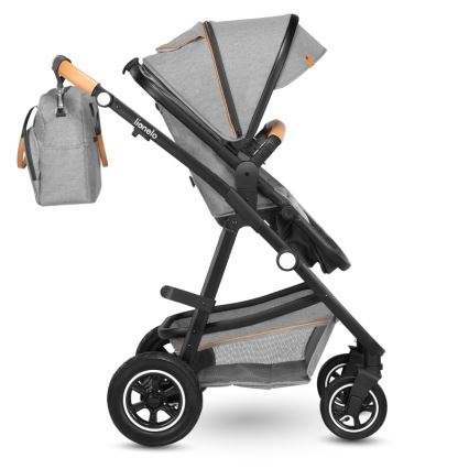 Lionelo - Kombinirana dječja kolica 2 u 1 AMBER Grey Stone