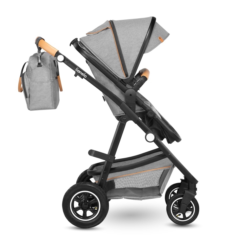 Lionelo - Kombinirana dječja kolica 2 u 1 AMBER Grey Stone