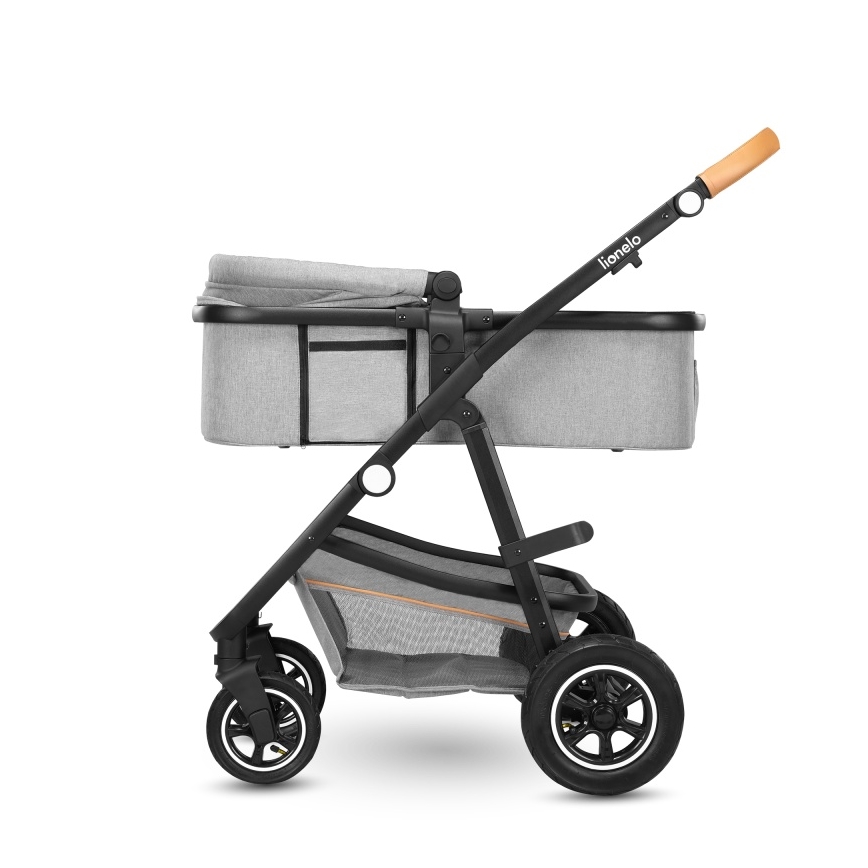 Lionelo - Kombinirana dječja kolica 2 u 1 AMBER Grey Stone