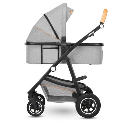 Lionelo - Kombinirana dječja kolica 2 u 1 AMBER Grey Stone