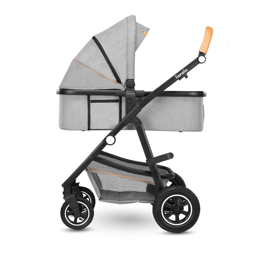 Lionelo - Kombinirana dječja kolica 2 u 1 AMBER Grey Stone