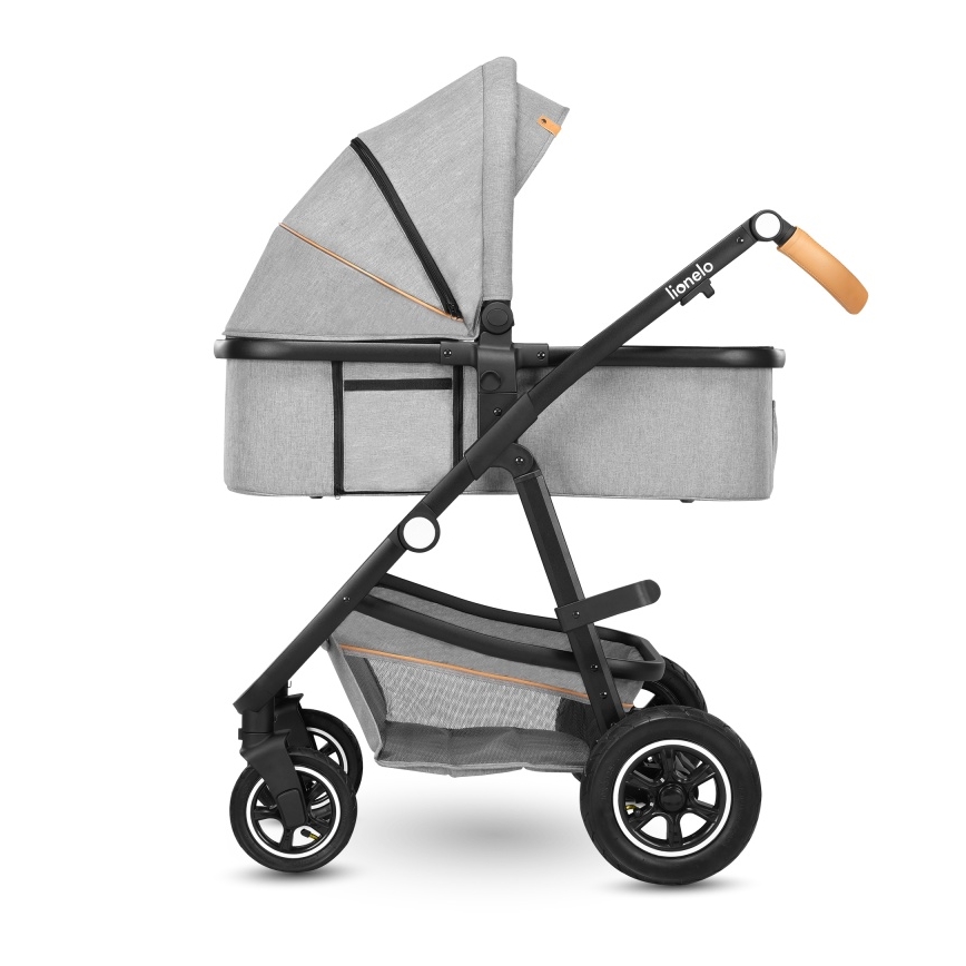Lionelo - Kombinirana dječja kolica 2 u 1 AMBER Grey Stone