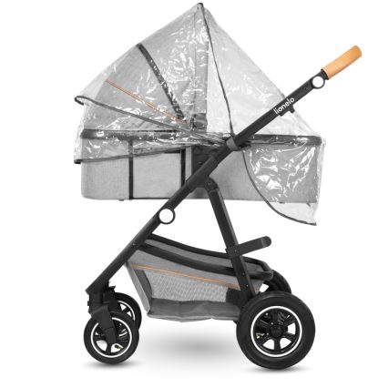 Lionelo - Kombinirana dječja kolica 2 u 1 AMBER Grey Stone