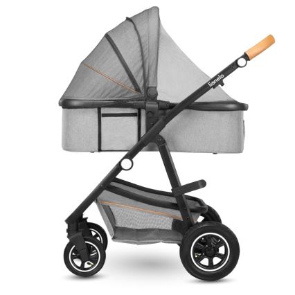 Lionelo - Kombinirana dječja kolica 2 u 1 AMBER Grey Stone