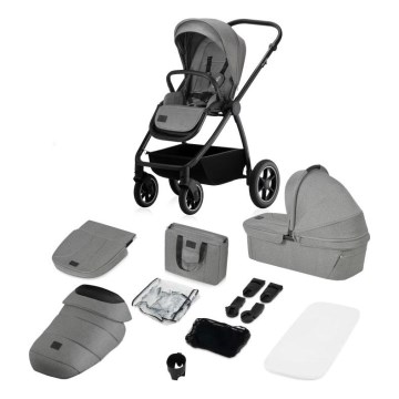 Lionelo - Kombinirana dječja kolica 2 u 1 MERIL Grey Stone