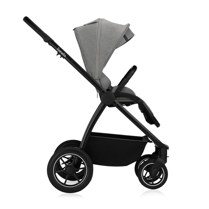 Lionelo - Kombinirana dječja kolica 2 u 1 MERIL Grey Stone
