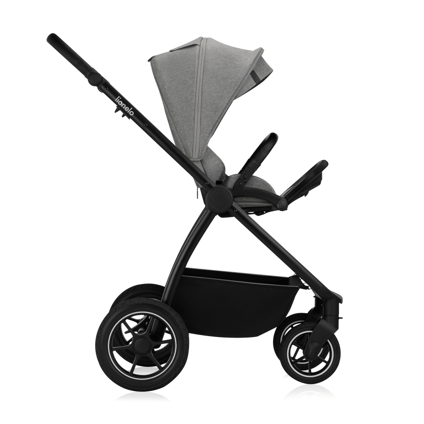 Lionelo - Kombinirana dječja kolica 2 u 1 MERIL Grey Stone