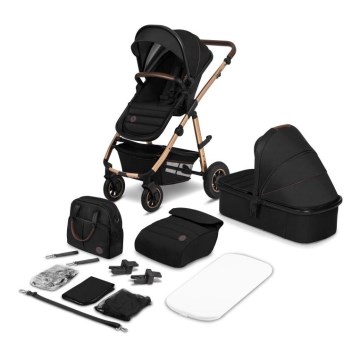 Lionelo - Kombinirana dječja kolica 2u1 AMBER Black Onyx