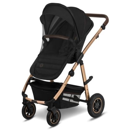 Lionelo - Kombinirana dječja kolica 2u1 AMBER Black Onyx