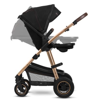 Lionelo - Kombinirana dječja kolica 2u1 AMBER Black Onyx