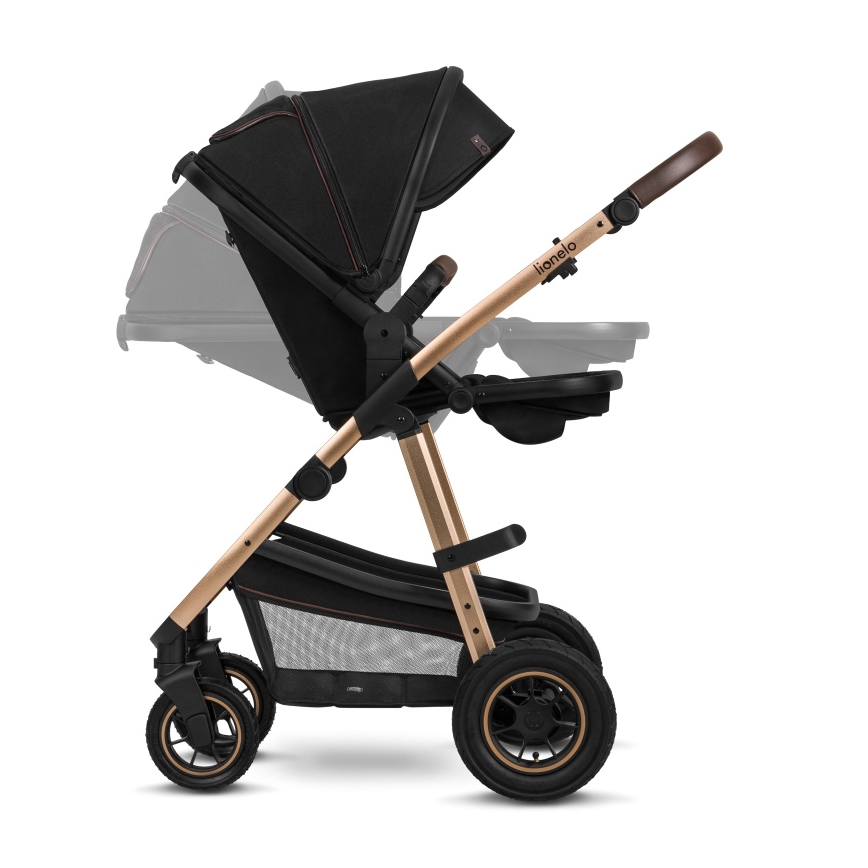 Lionelo - Kombinirana dječja kolica 2u1 AMBER Black Onyx