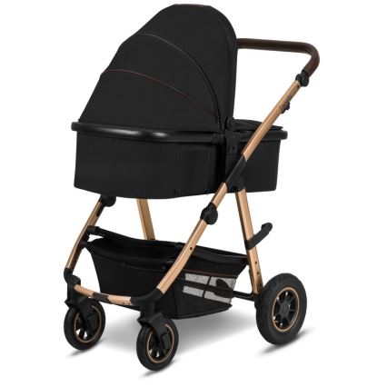 Lionelo - Kombinirana dječja kolica 2u1 AMBER Black Onyx