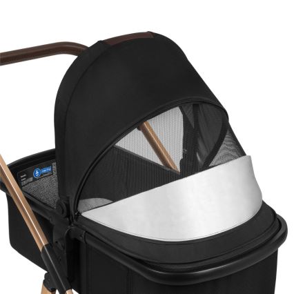 Lionelo - Kombinirana dječja kolica 2u1 AMBER Black Onyx