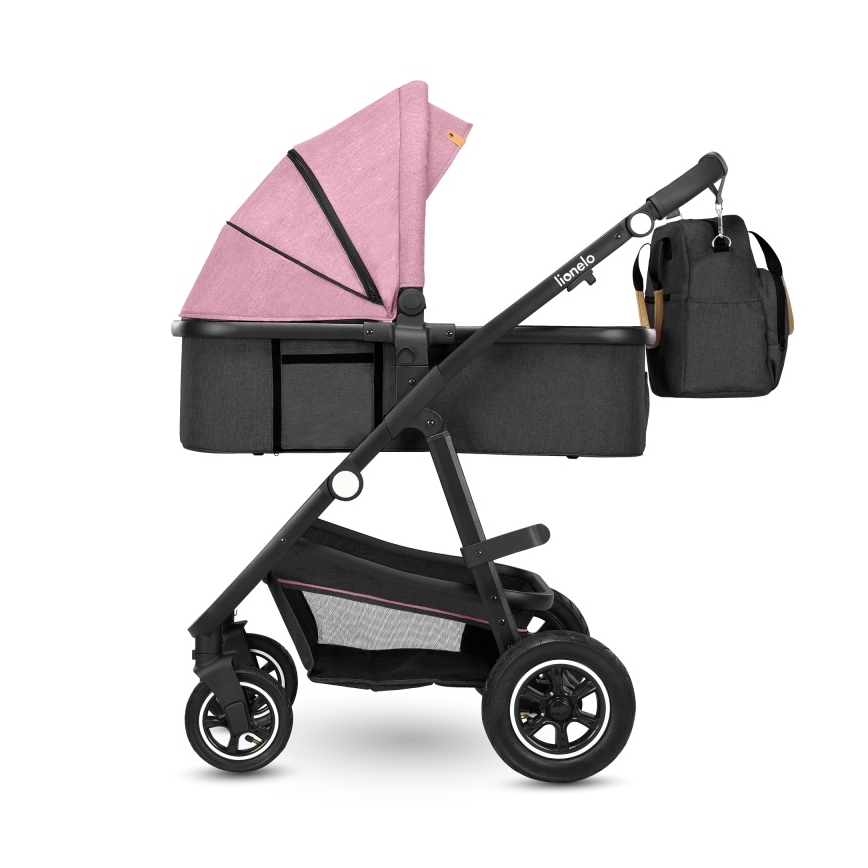 Lionelo - Kombinirana dječja kolica 2u1 AMBER Pink Rose