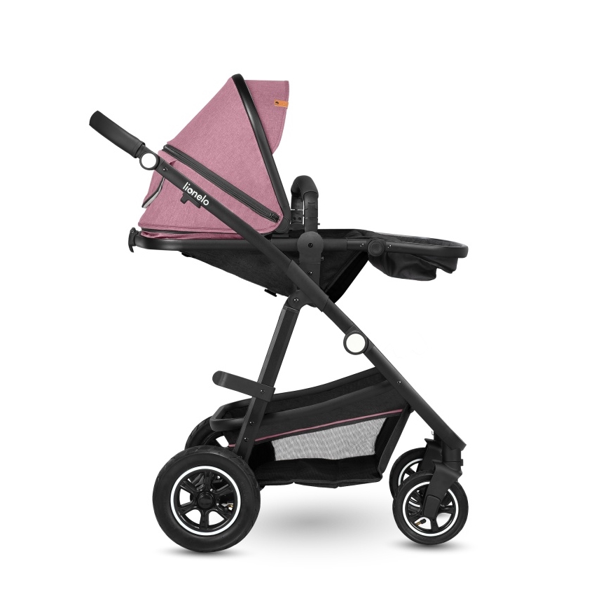 Lionelo - Kombinirana dječja kolica 2u1 AMBER Pink Rose