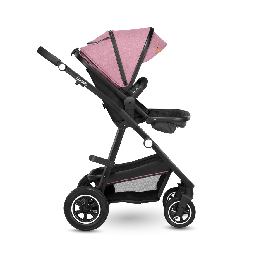 Lionelo - Kombinirana dječja kolica 2u1 AMBER Pink Rose