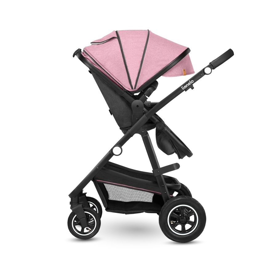 Lionelo - Kombinirana dječja kolica 2u1 AMBER Pink Rose