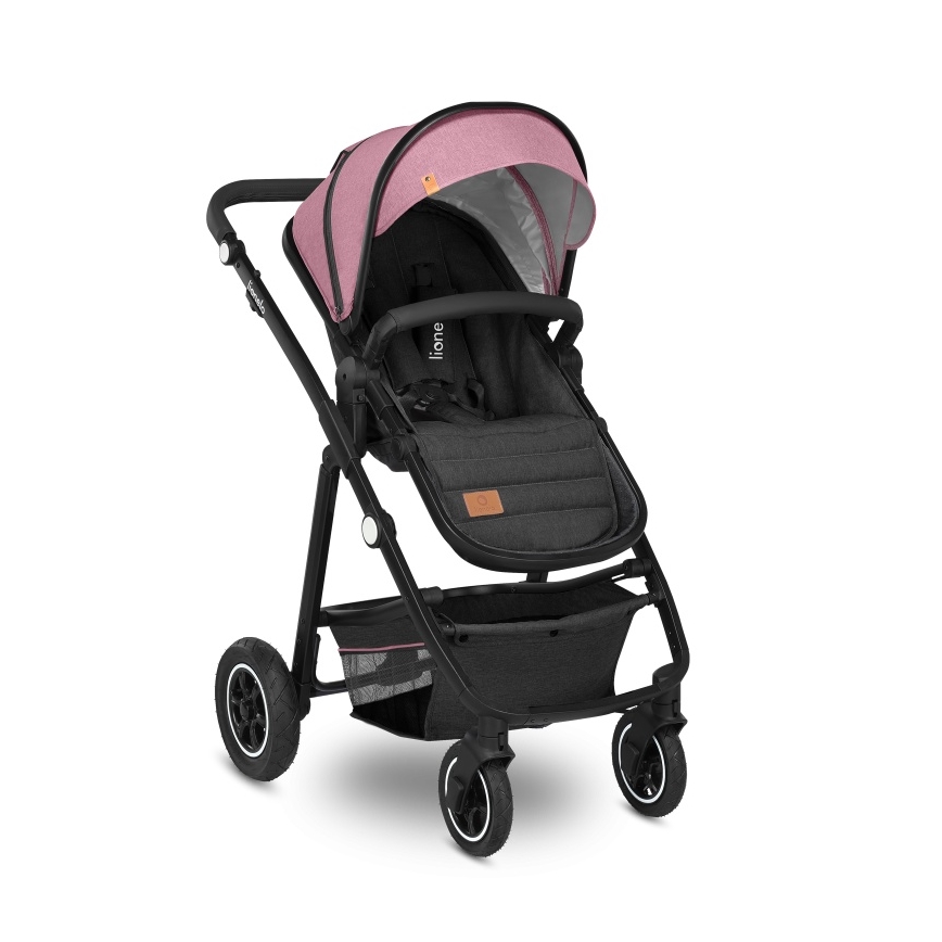 Lionelo - Kombinirana dječja kolica 2u1 AMBER Pink Rose