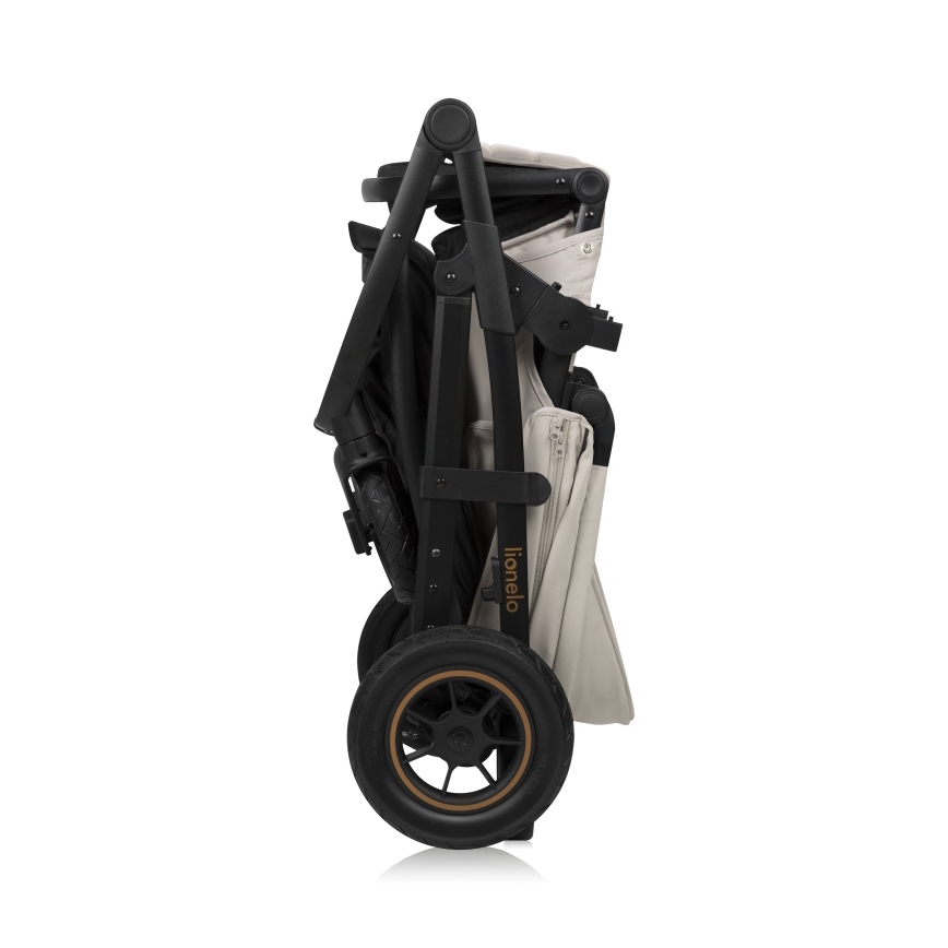 Lionelo - Kombinirana dječja kolica 3 u 1 AMBER PLUS Beige Sand