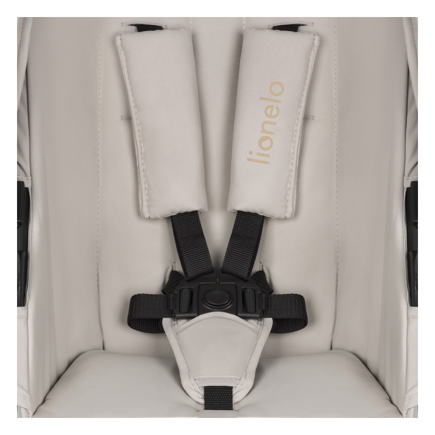 Lionelo - Kombinirana dječja kolica 3 u 1 AMBER PLUS Beige Sand