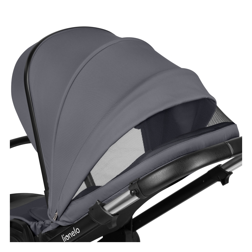 Lionelo - Kombinirana dječja kolica 3 u 1 LAYLA Grey Stone