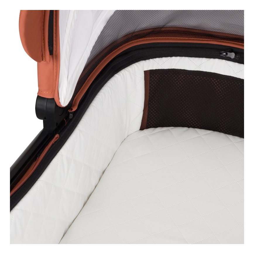 Lionelo - Kombinirana dječja kolica 3 u 1 LAYLA Smeđa (Rust)