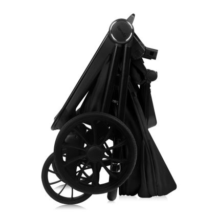 Lionelo - Kombinirana dječja kolica 3 u 1 MIKA PLUS Black Onyx