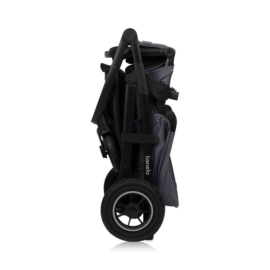 Lionelo - Kombinirana dječja kolica 3u1 AMBER PLUS Siva grafit