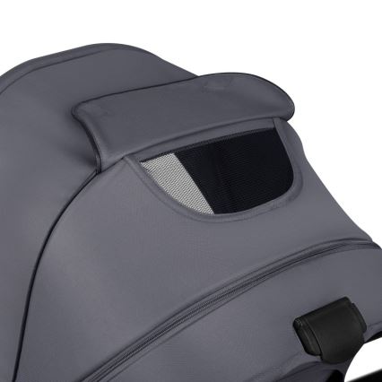 Lionelo - Kombinirana dječja kolica 3u1 AMBER PLUS Siva grafit