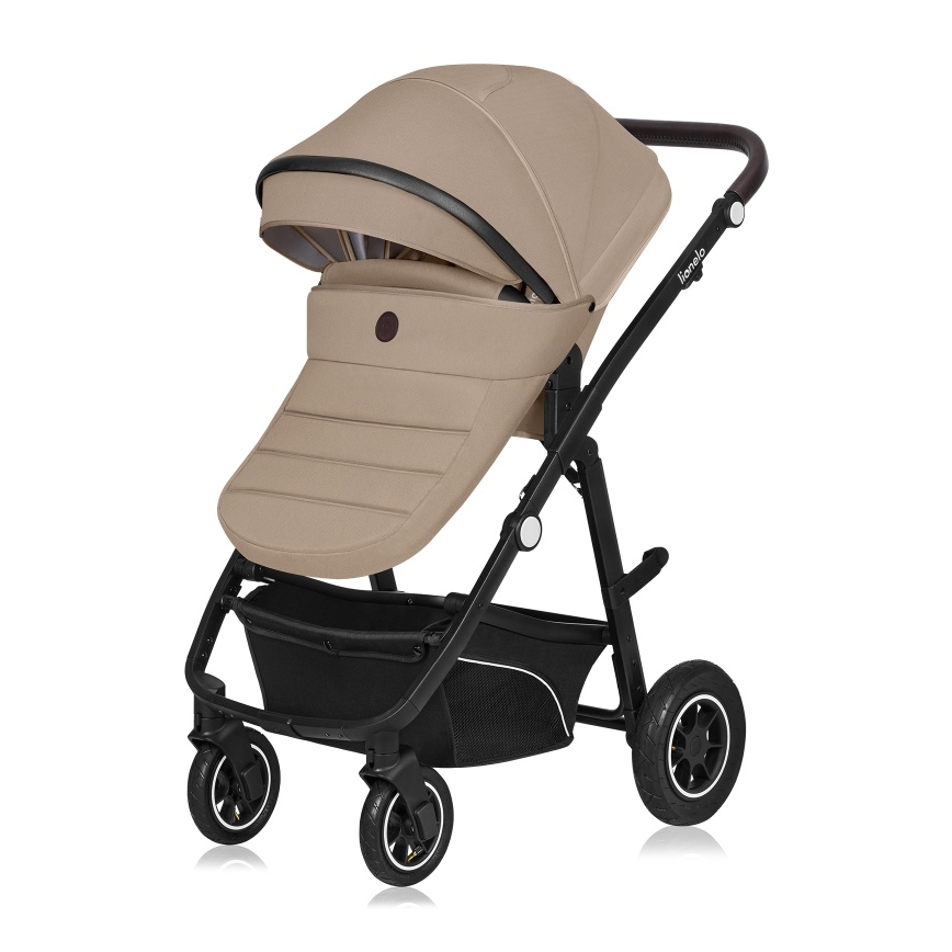 Lionelo - Kombinirana dječja kolica 3u1 BIANKA Beige Sand