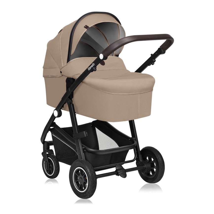 Lionelo - Kombinirana dječja kolica 3u1 BIANKA Beige Sand