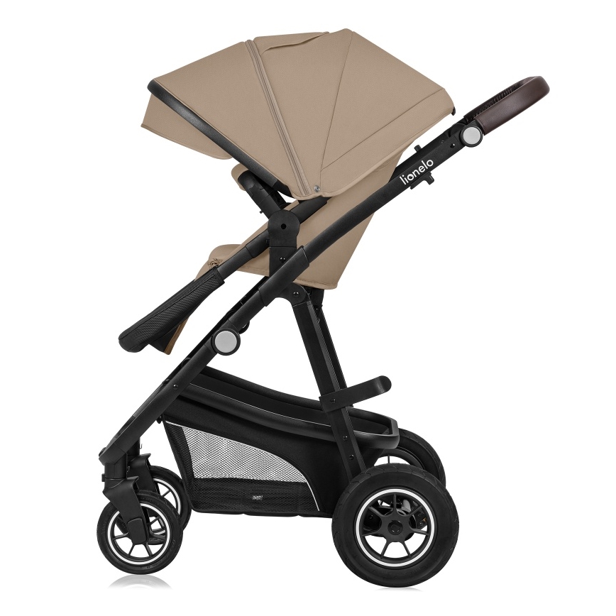 Lionelo - Kombinirana dječja kolica 3u1 BIANKA Beige Sand