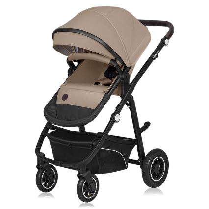 Lionelo - Kombinirana dječja kolica 3u1 BIANKA Beige Sand
