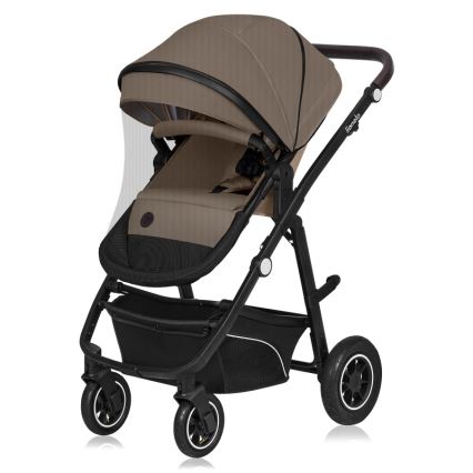 Lionelo - Kombinirana dječja kolica 3u1 BIANKA Beige Sand