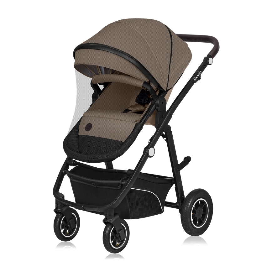 Lionelo - Kombinirana dječja kolica 3u1 BIANKA Beige Sand